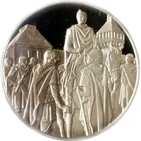 Medal - The history of Belgium in 100 medals Charlemagne