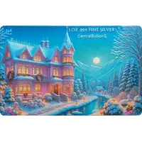 Bullion - Central Bullions Merry Christmas 2025 Silver Card