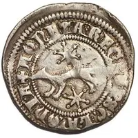 Denier - Henrik Németújvári Bán, as vassal of Béla Crown Prince of Hungary