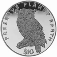 10 Dollars Cape eagle-owl
