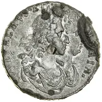 1/2 Penny - William and Mary draped busts