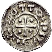 Denier - Otto I Esslingen mint