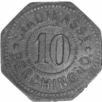 10 Pfennig - Berching