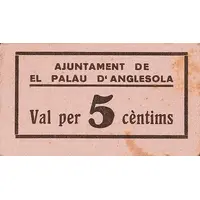 5 Céntimos El Palau d'Anglesola