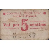 5 Céntimos Sadurní d'Anoia