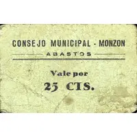 25 Céntimos Monzón