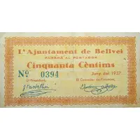 50 Céntimos Bellvei