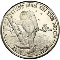 5 Dollars 20th Anniversary - First Men on the Moon