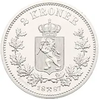 2 Kroner 1887 Replica