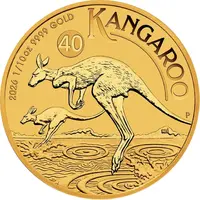 15 Dollars - Charles III 1st Portrait - Australian Kangaroo - Gold Bullion Coin