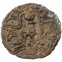 1 Hemidrachm - Anoymous Nakhshab, debased late type