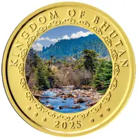 1000 Ngultrum Year of the Snake, gold