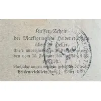 20 Heller Heidenreichstein