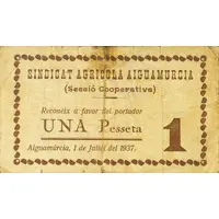 1 Peseta Aiguamúrcia