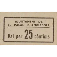 25 Céntimos El Palau d'Anglesola