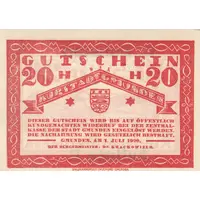 20 Heller Gmunden