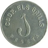 1 Peseta - Cooperativa Els Grills
