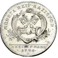 1/2 Thaler 1/2 Konventionstaler