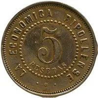 5 Pesetas - La Economica Ripollense