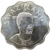 20 Cents - Mswati III 2nd portrait