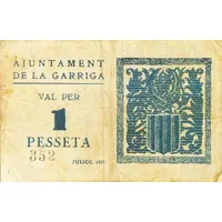 1 Peseta La Garriga