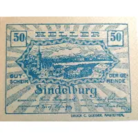 50 Heller Sindelburg