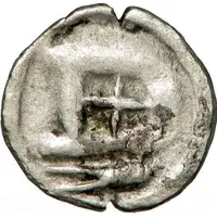 Obol with cross Metz mint