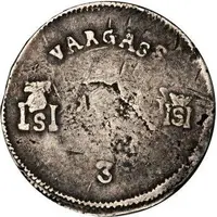 4 Reales - Fernando VII Sombrerete - Royalist Coinage