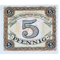 5 Pfennig Bezirkssparkasse