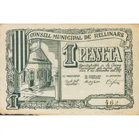 1 Peseta Rellinars