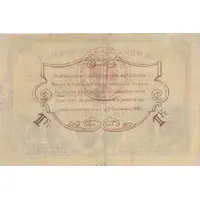 1 Franc - Chambre de Commerce de Caen et de Honfleur 14