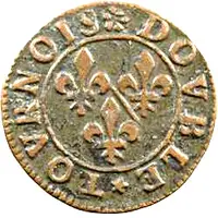 Double Tournois - Francis 14th type