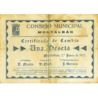 1 Peseta Montalbán