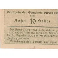 10 Heller Biberbach