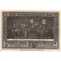 50 Pfennig Günther von Schwarzburg Series