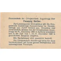 20 Heller Atzenbrugg