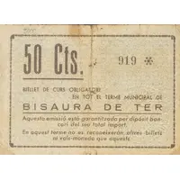 50 Céntimos Bisaura de Ter