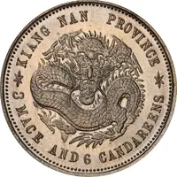 50 Fen - Guangxu Uncircled dragon