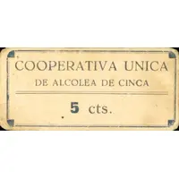 5 Céntimos Alcolea de Cinca