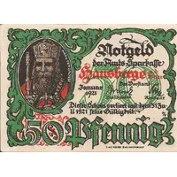 50 Pfennig Amts-Sparkasse