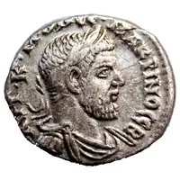 Tetradrachm - Macrinus ΔHMAΡX EΞ YΠATO, Antioch