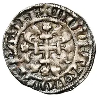 1/4 Groat / 1/3 Volant - Louis IV