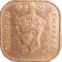 1 Cent - George VI small type