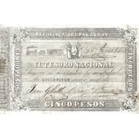 5 Pesos Tesoro Nacional