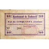 50 Céntimos Sudanell