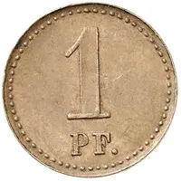 1 Pfennig - Wilhelm I Pattern