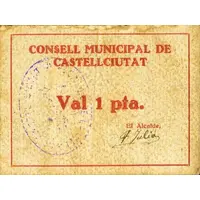 1 Peseta Castellciutat