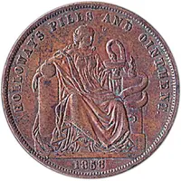 1 Penny - Professor Holloway London, England