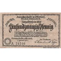 25 Pfennig Amtssparkasse