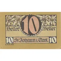10 Heller St. Johann in Tirol